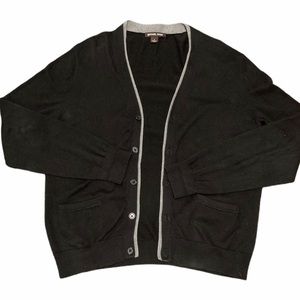 Michael Kors Cardigan Sweater Black Men’s L Cotton Like New